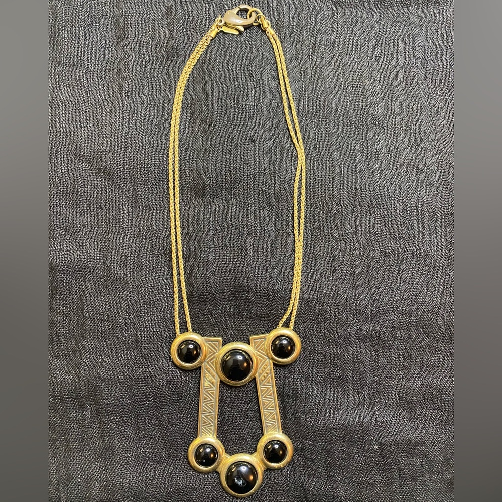 Pamela Love Black Gold Statement Necklace